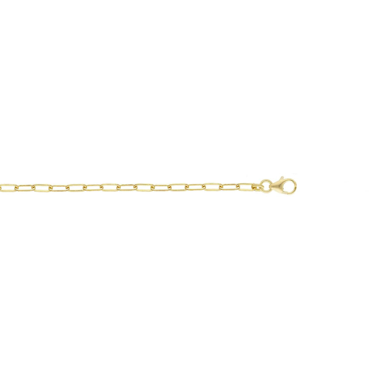 Hollow Paper Clip Hand Made Chain - détail