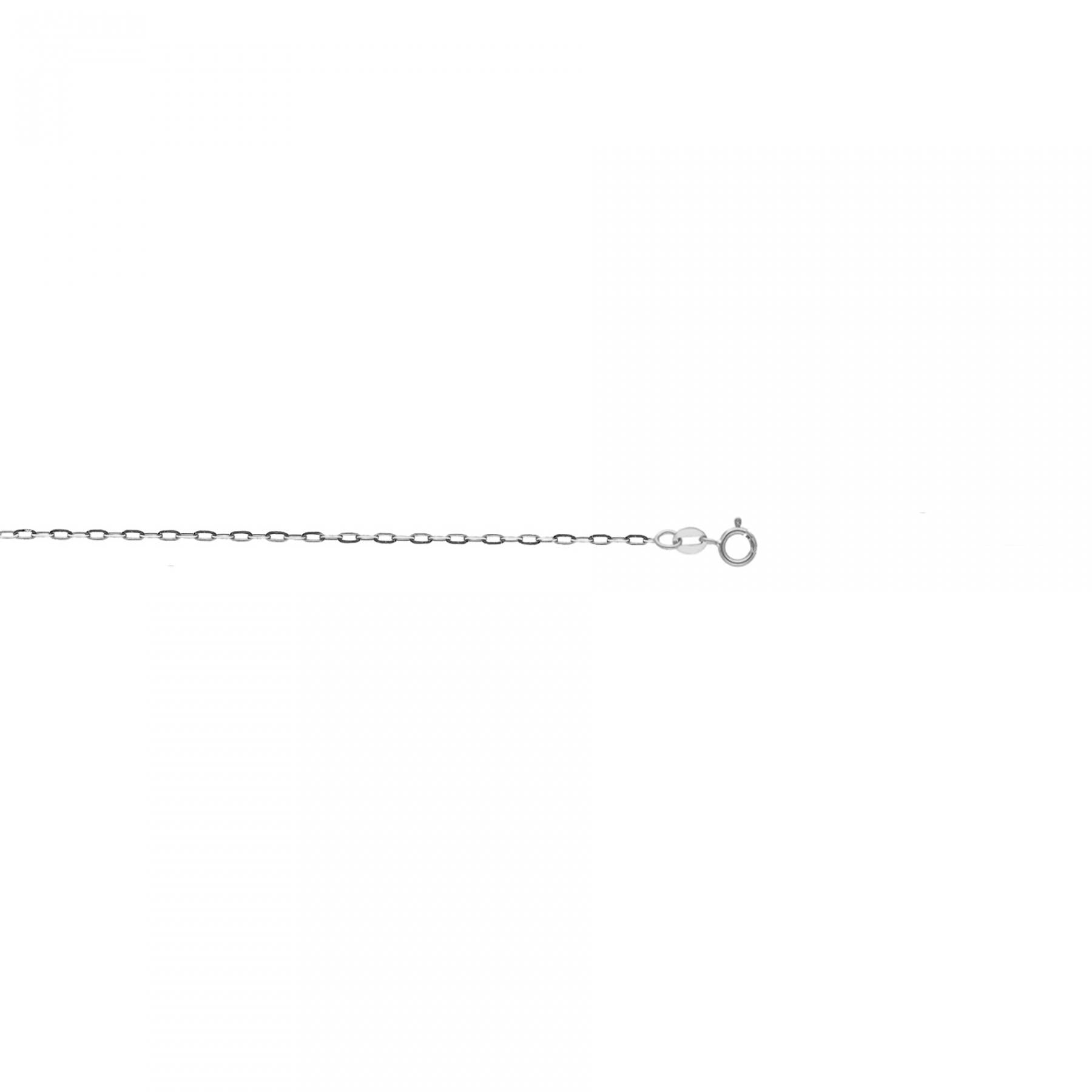 Hollow Long Oval Diamond Cut Anchor Chain - détail