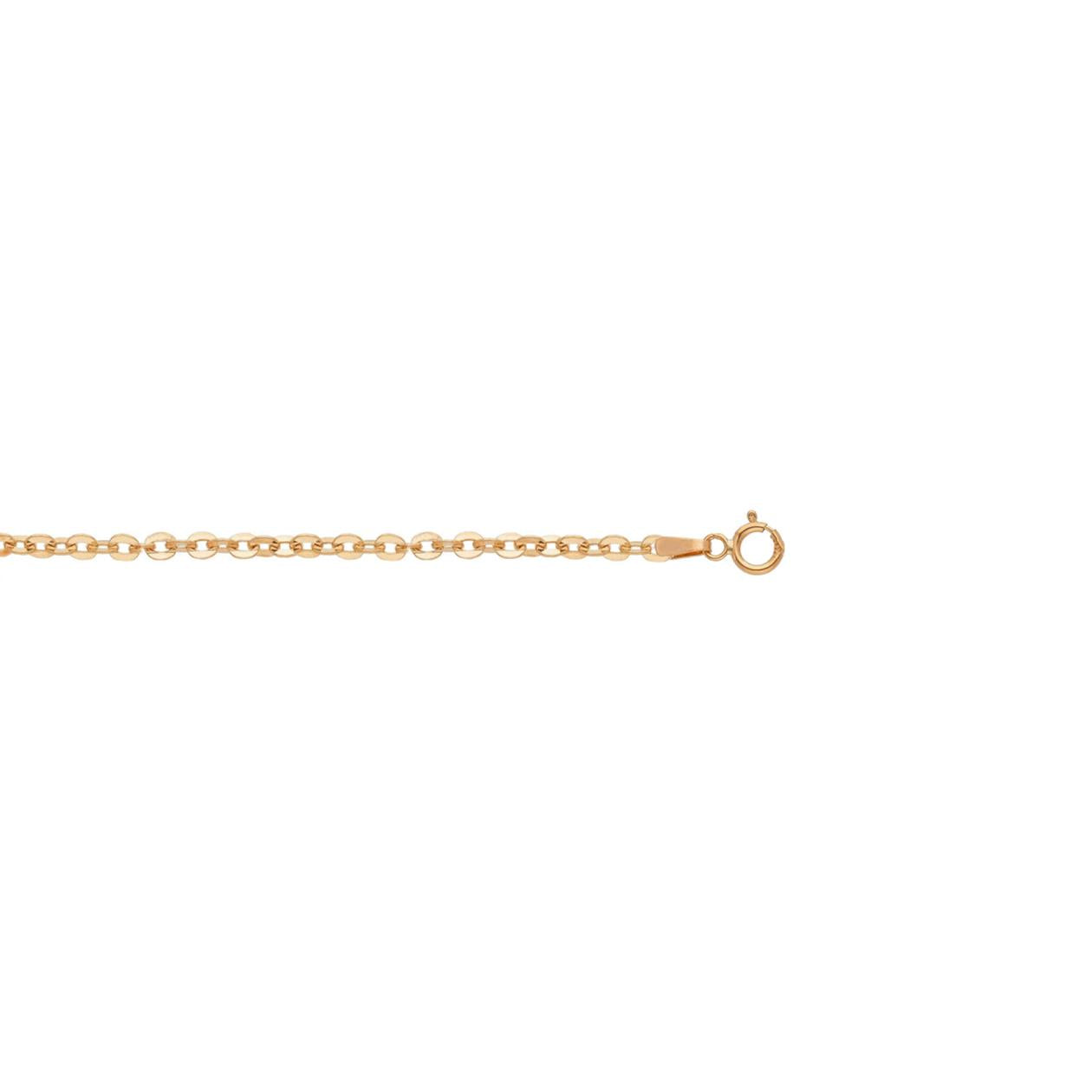 Hollow Rolo Flat Chain - détail