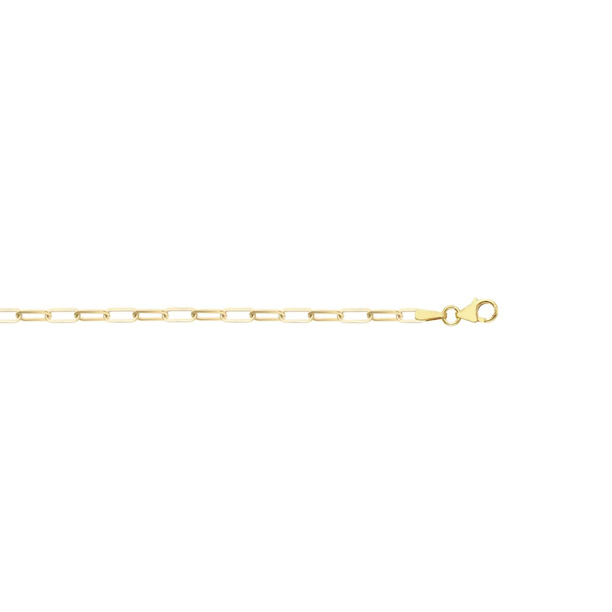 Hollow Paper Clip Chain - détail
